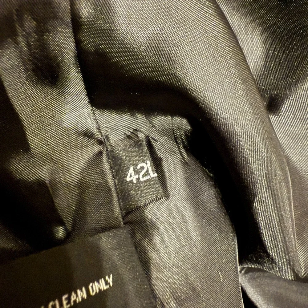 Circle S Mens‎ Western Sport Coat Black Galveston Boot Stitch Yoke Lined 42